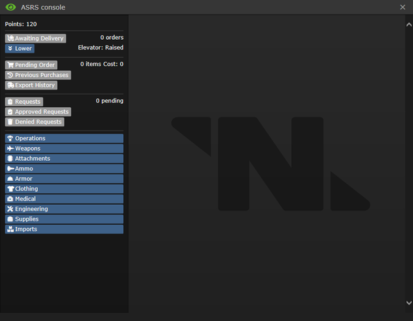 ASRS UI